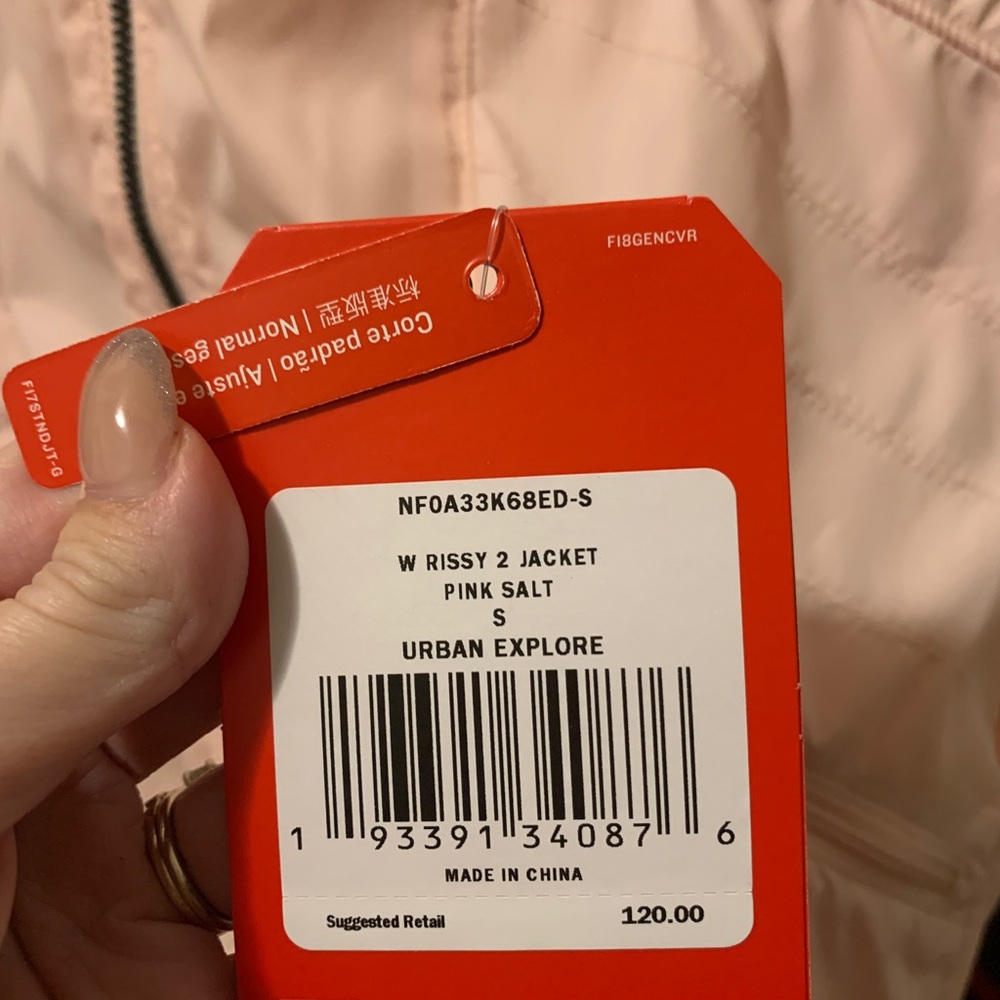 •NWT• North face light pink rain jacket - Picture 4 of 5